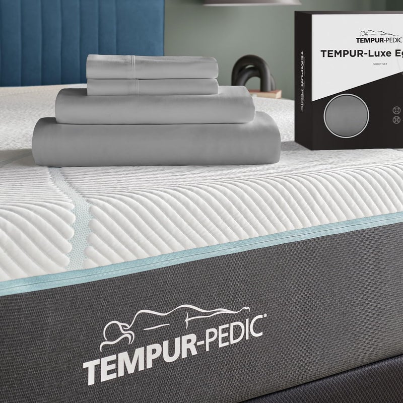 Tempur-Pedic TEMPUR Luxe Egyptian Cotton Sheet Set Silver Mist - Full - Image 2